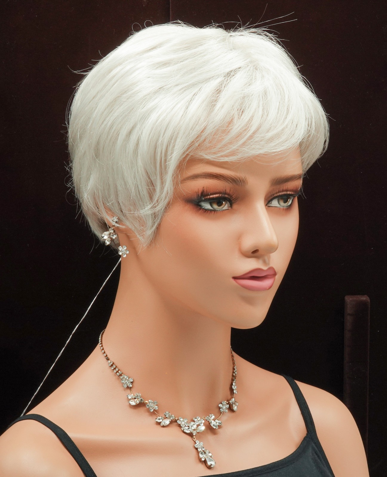 CARA 100 DELUXE Wig by ELLEN WILLE, 60 White Mix CLEARANCE Mono Top + Lace Front