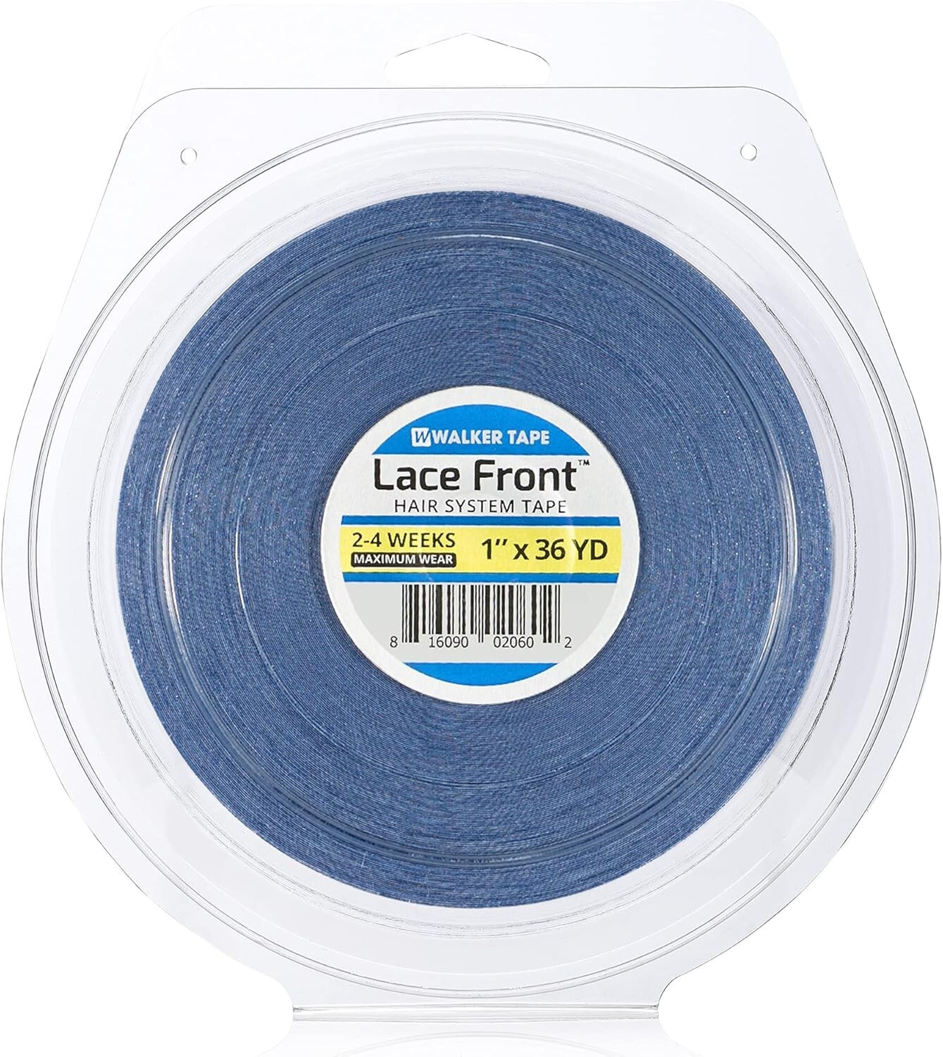 New Walker 1″x 36 yards Lace Front Support Tape Wig (Blue Liner), Double Side