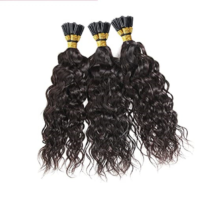 Water Wave I Tip Human Hair Extension Loose Wave Brazilian Stick I Tip Hair 100g