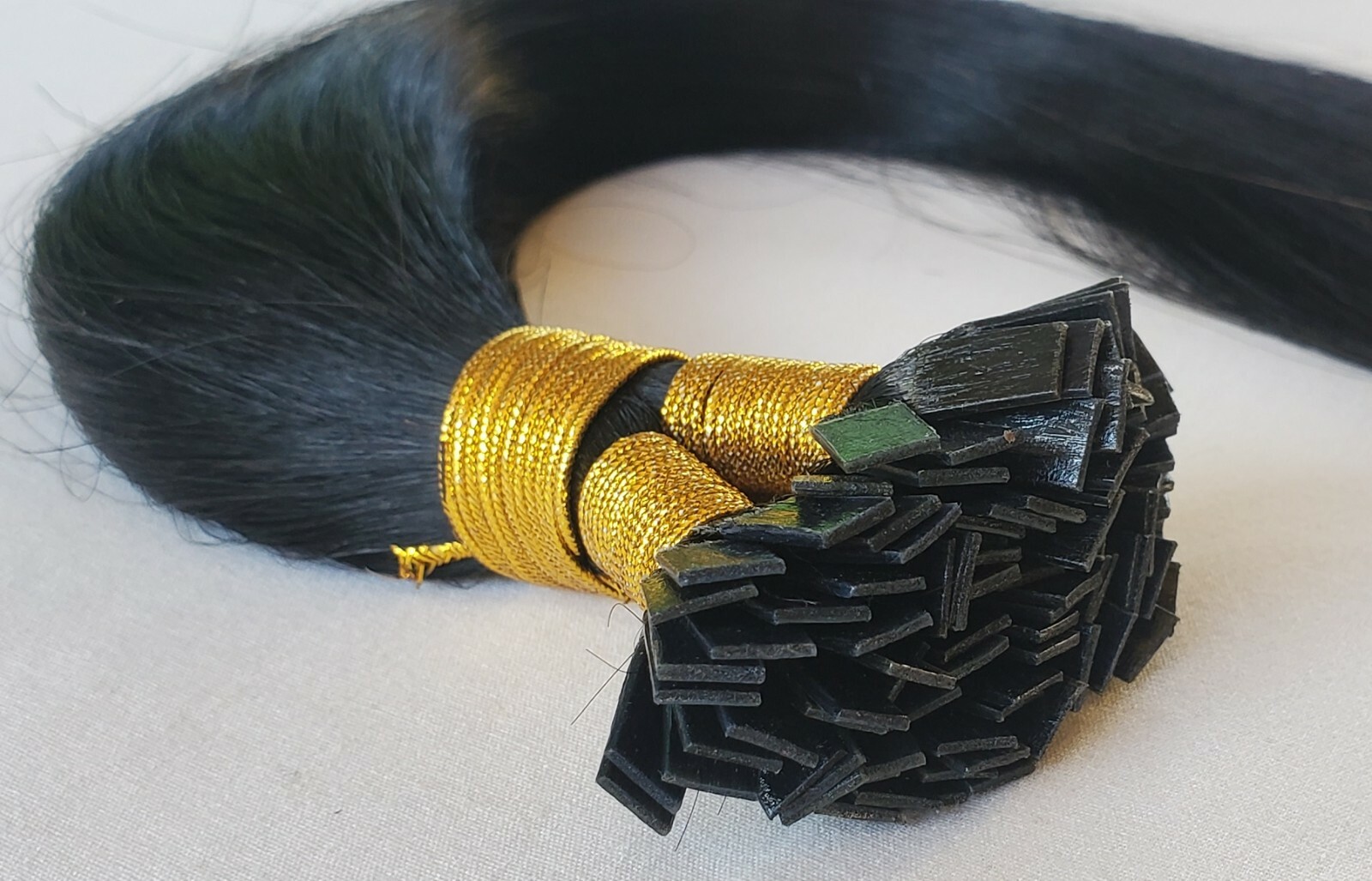 18″,22″ 100 grams,100 strands ,Flat Tip Keratin Remy Human Hair Extensions #1