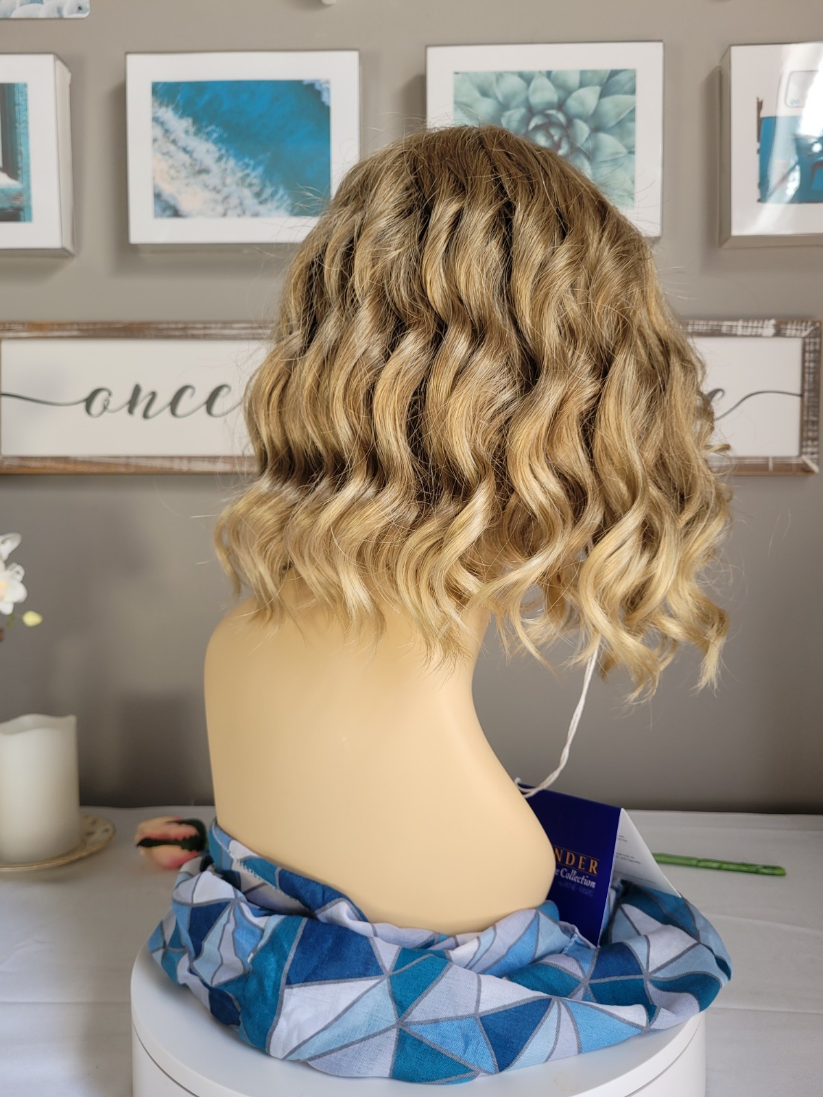 JULIE Alex Couture SPRING HONEY-R Lace Front Spiral Barrel Curls Soft Lob Wig