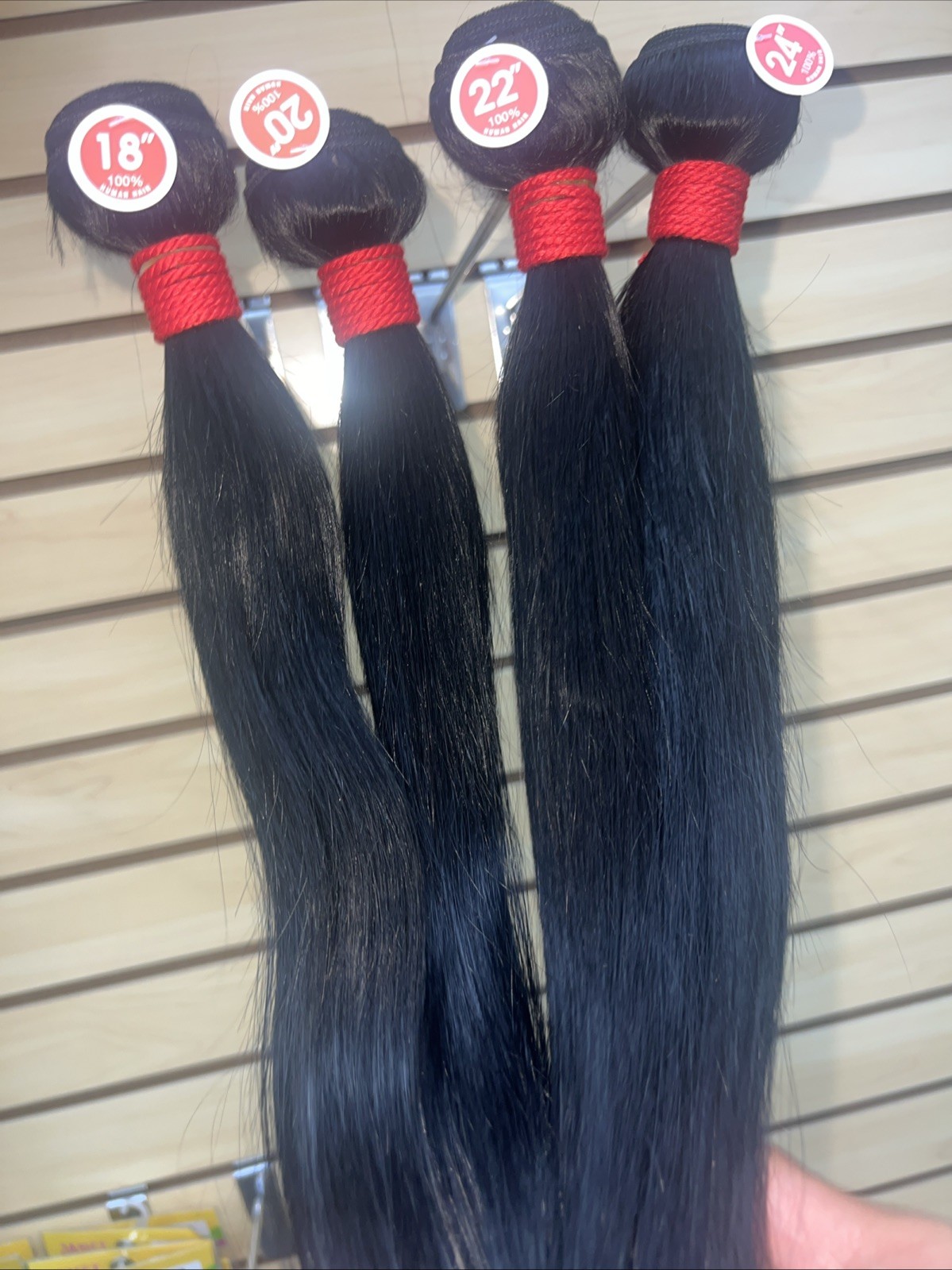 🔥 100% Human Hair Bundles 18” 20” 22” 24” – 4 Bundle Deal $120 🔥 Straight