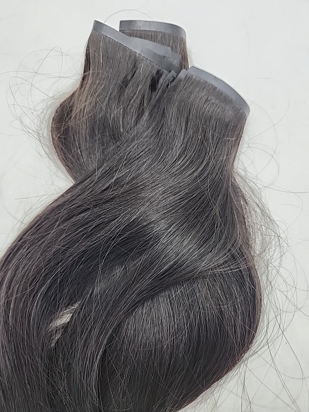 NEW LuvMe Straight 7 Piece Clip in 100% Human Hair Extensions 20 inch w/Mini…