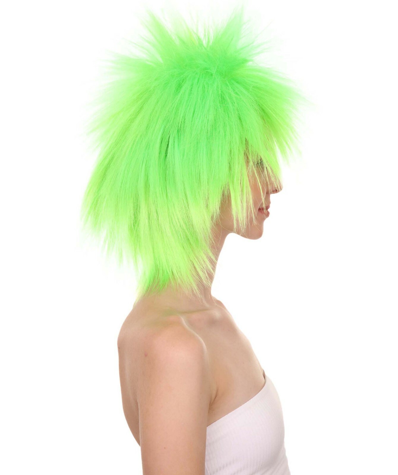 HPO Funky Punk Women’s Wig, Premium Breathable Capless Cap, HW-1244A
