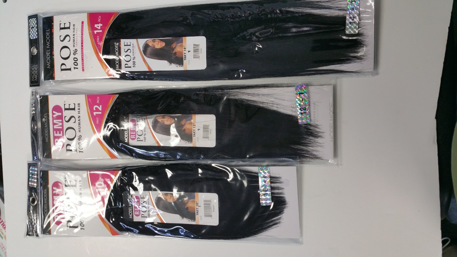 Pose 100% human hair Model Model (8 10 12 inches)