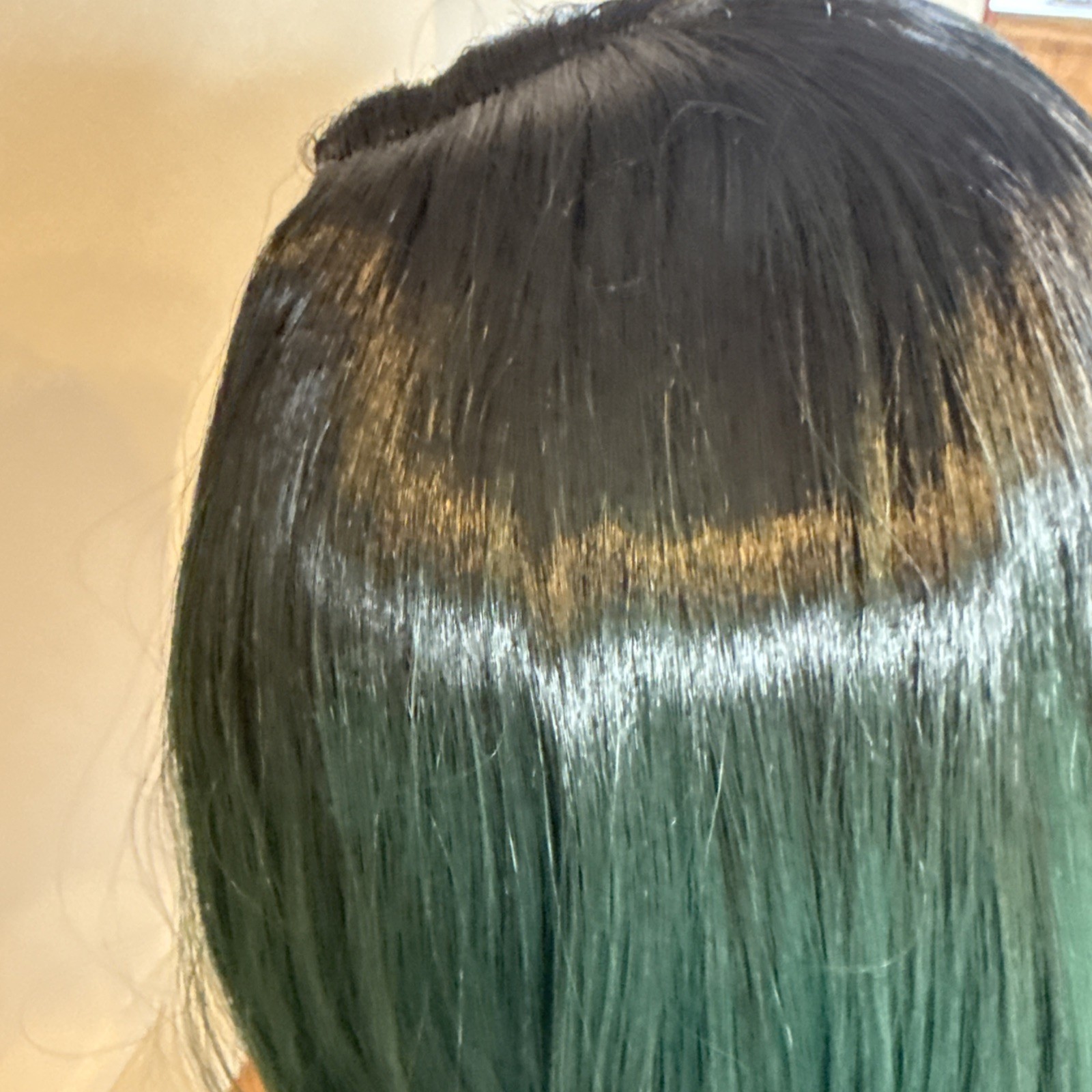 Hard Fronts Hairline Frontal Wig 14”So Soft Rooted Dark GREEN 133