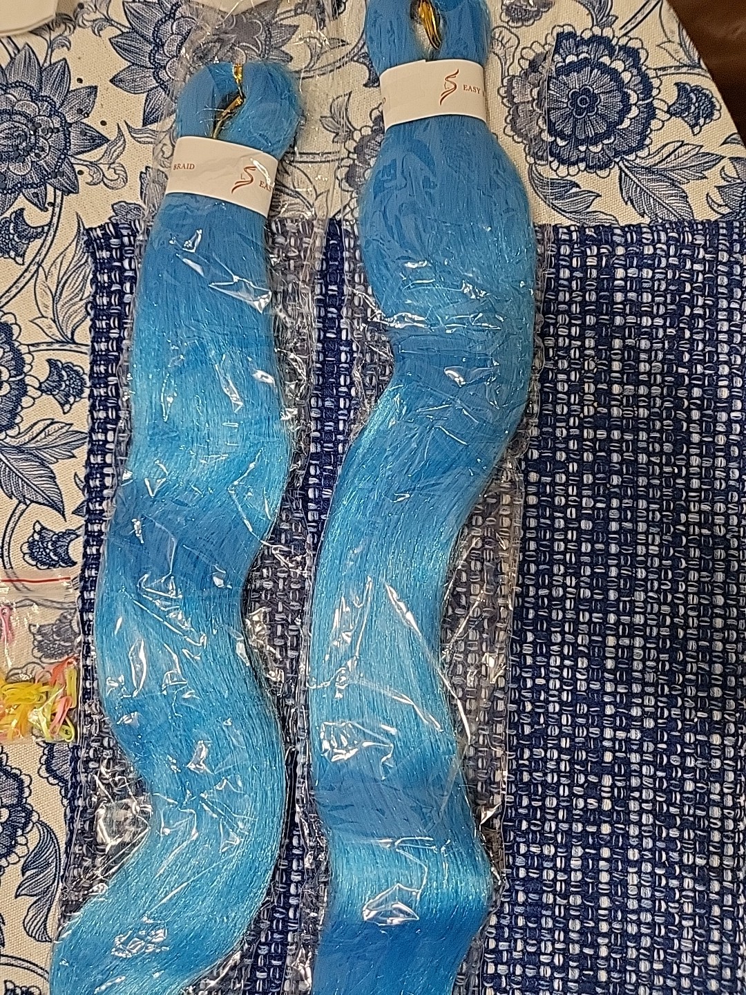 Braiding Hair Extension Sky Blue 2 Pack