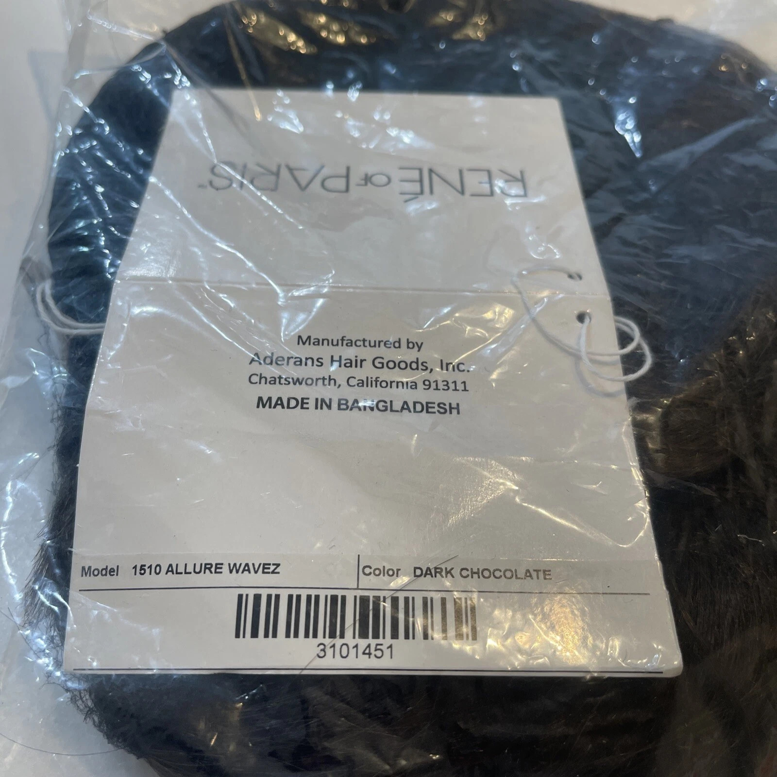 Rene Of Paris 1510 Allure Waves (Dark Chocolate) Wig 3101451 heat friendly NEW!