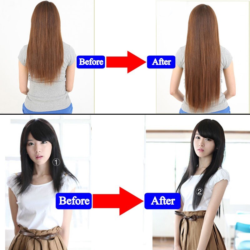 100%Thick 17-30 Inch 3/4 Full Head Clip In Hair Extensions,Brown Black Blonde LK