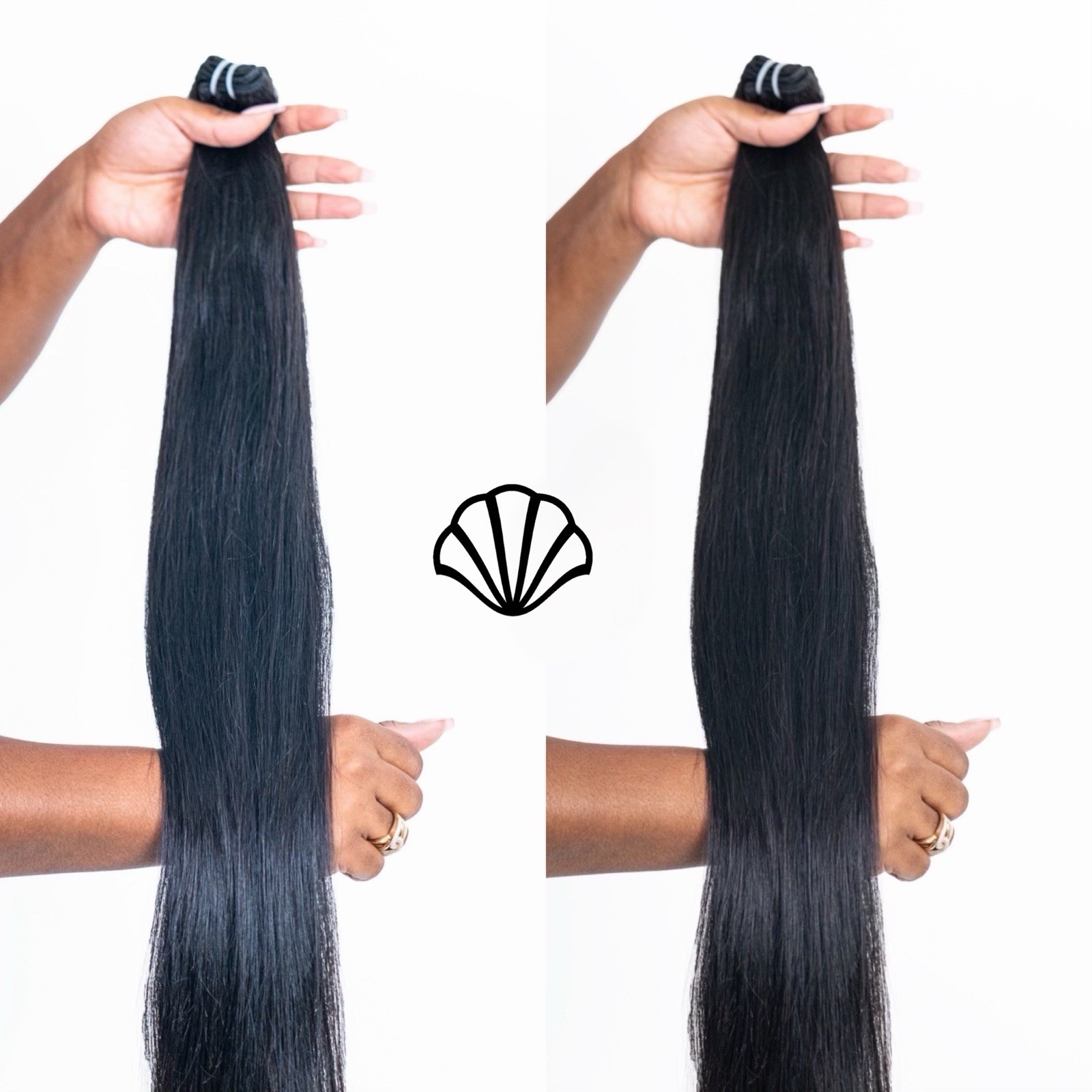200 Gramos Weft Human Hair Extensions