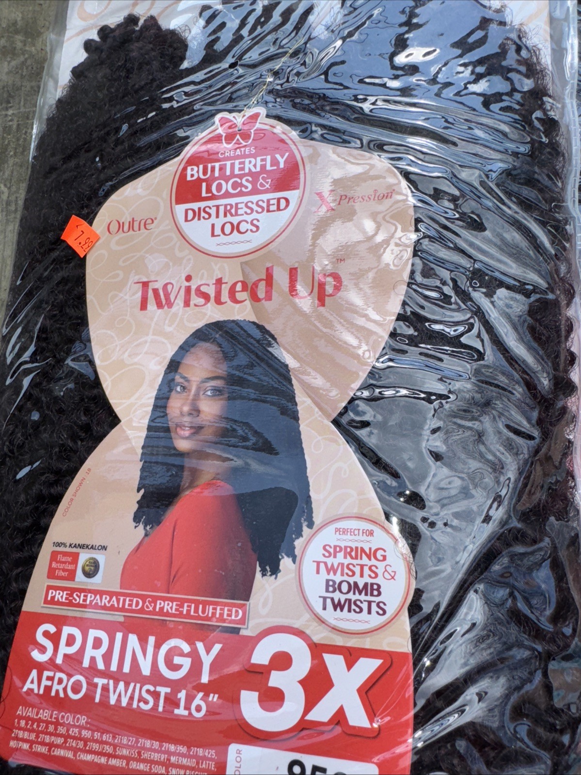 Outre Hair Expressions Springy Afro SprinTwist Crochet and Braiding Hair No 95o