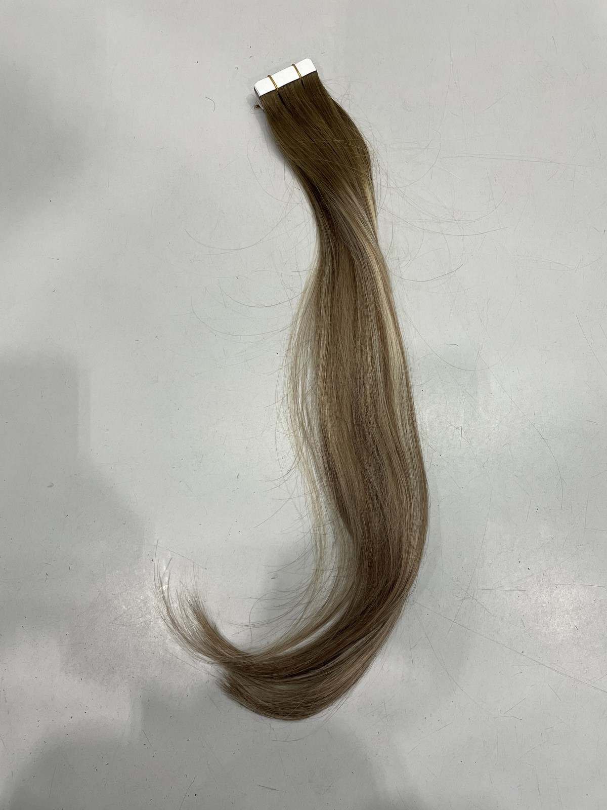 Full Shine Balayage Blonde #3/8/22 Human Hair Tape-In Extensions, 18″ 20pcs