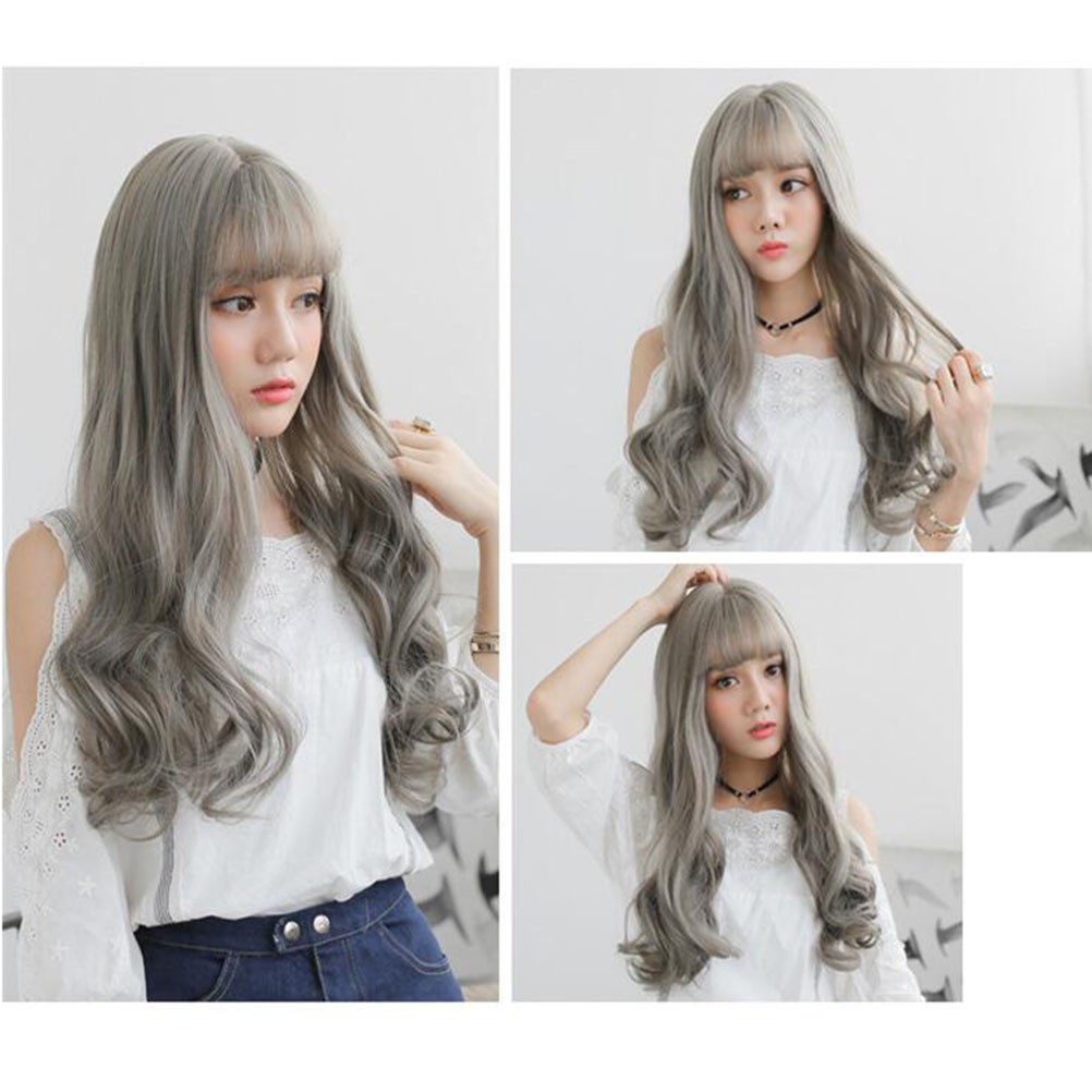 Front Wig Hair Replacement Curly Pieces for Women Fashion Woman Cover