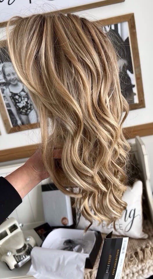 NEW IN BOX BELLE TRESS WIG CT-1068 SANTIAGO MONO TOP in RAWSUGAR BLONDE R SALE