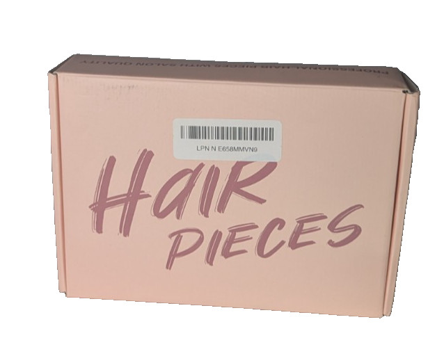 100% Human Hair Woman’s Topper Hairpiece 2.25″ x 6″ Medium Brown 4# 12″ Hairro