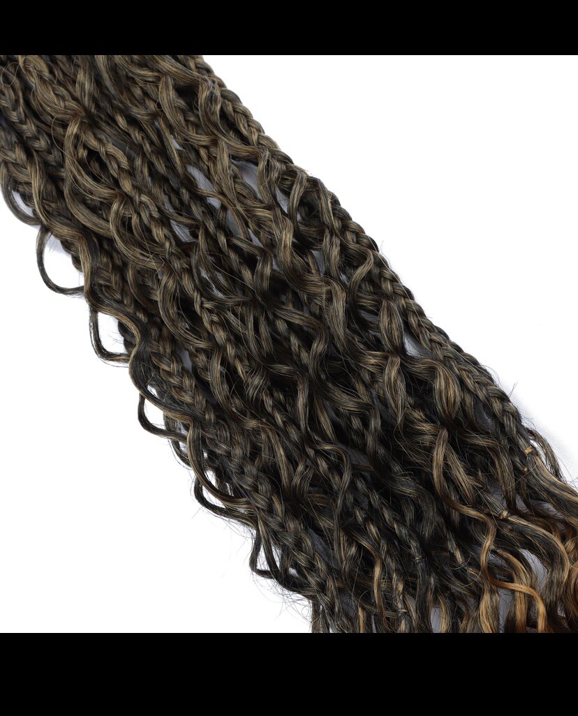 Goddess Box Braids Crochet Hair 20” 8 Pack