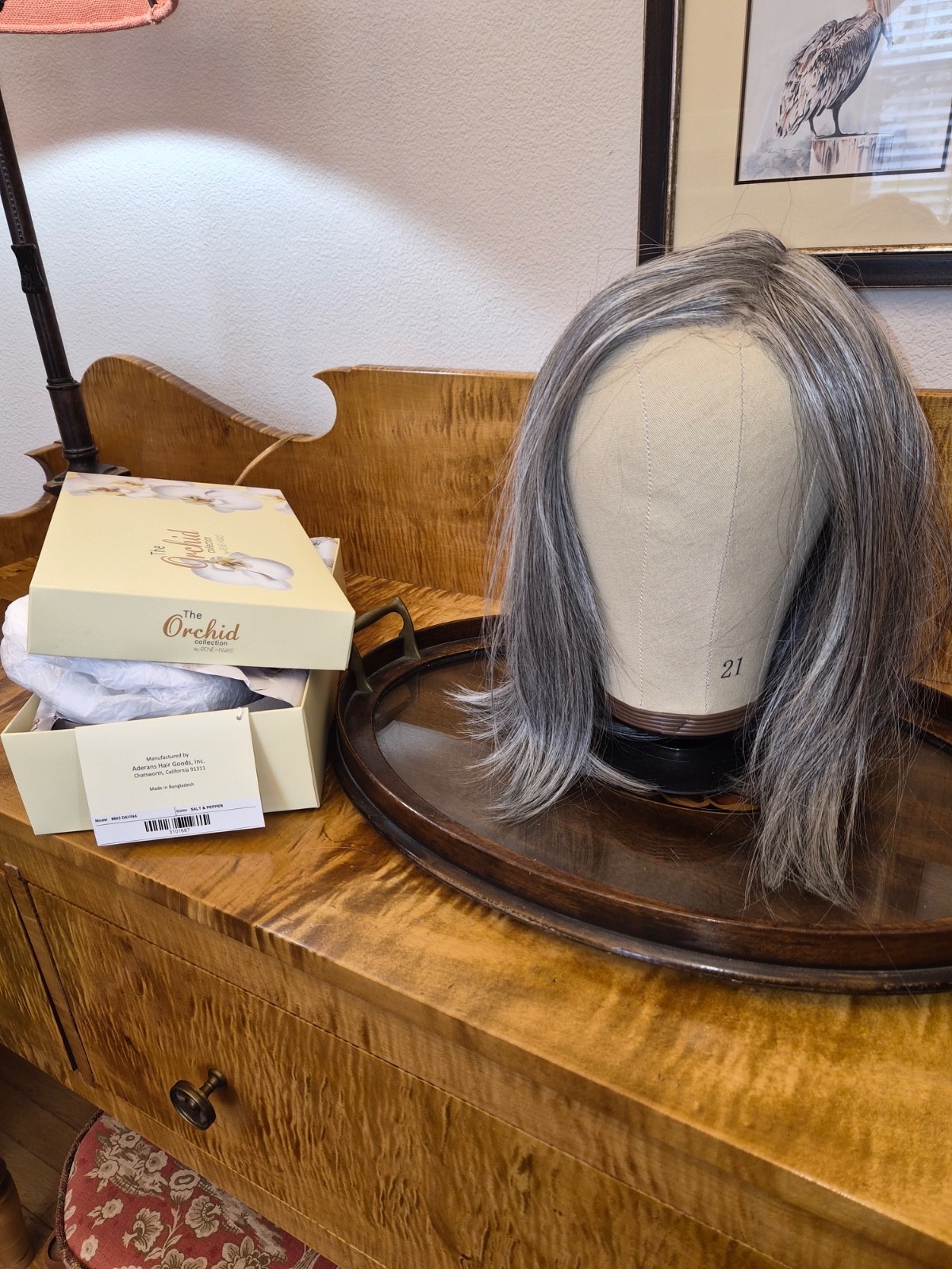 Rene of Paris Wig DAVINA Color: SALT & PEPPER NEW, NEVER WORN