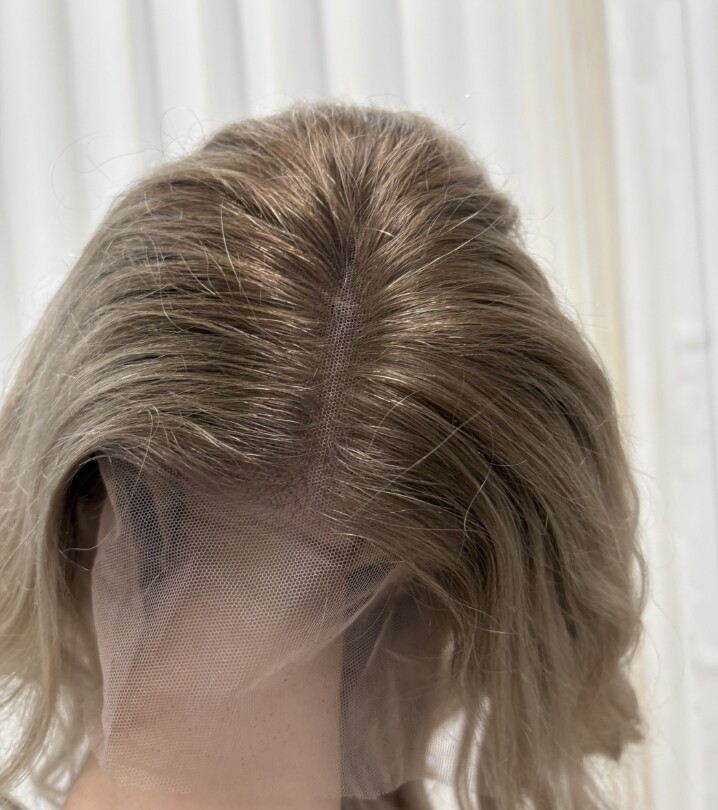 16Inch Blonde Ombre 100% Remy Human Hair 13×4 Lace Front Wig
