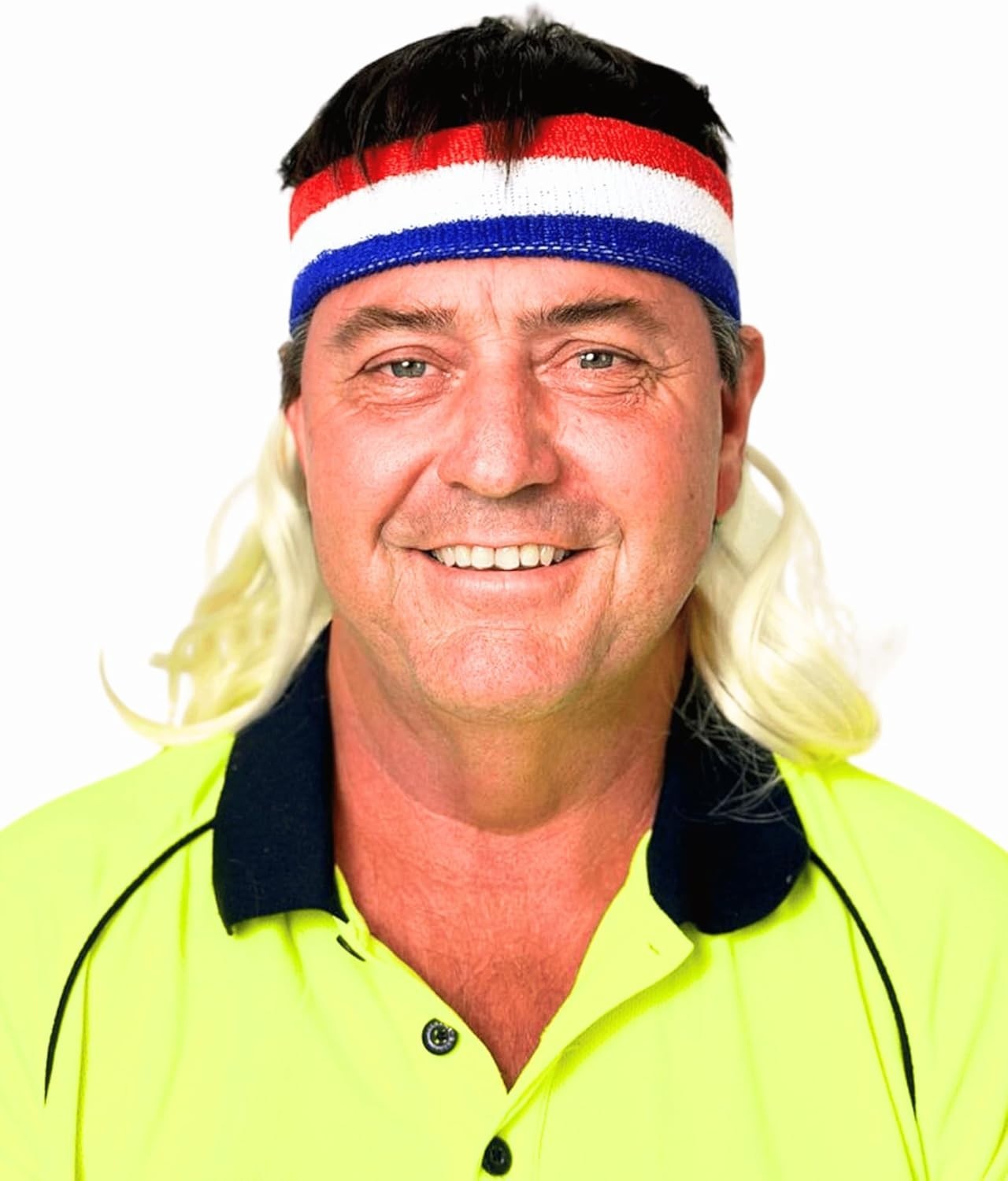 Retro Wavy Mullet Headband Wig for Theme Parties – Instant Fun Accessory