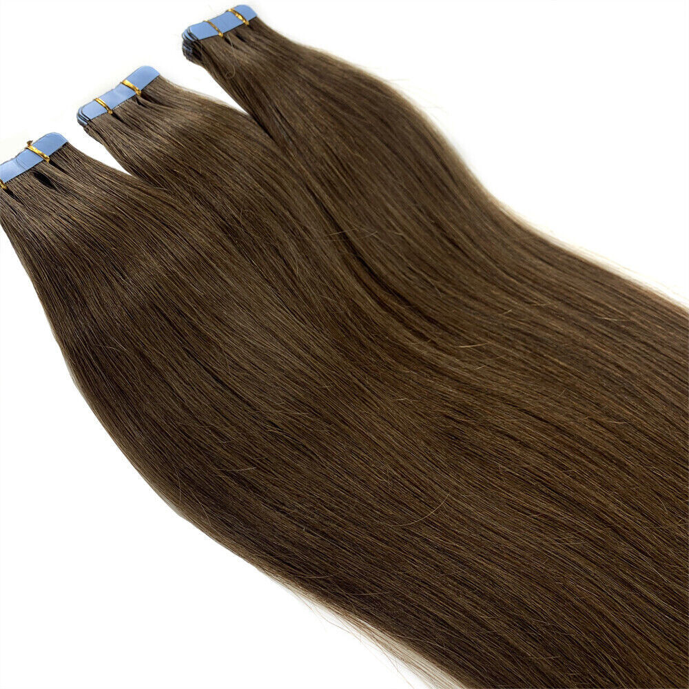 Invisible Tape in Human Hair Extensions Seamless Skin Wefts Fashion Hair 16-26in