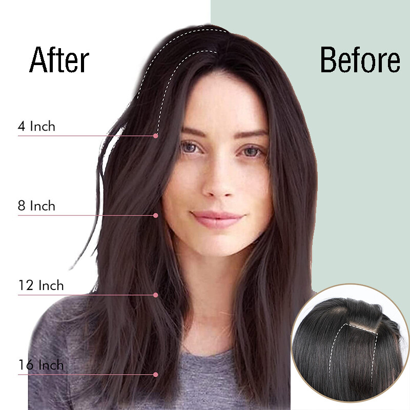 Highlight Mini Hair Pad Clip In 100% Remy Human Hair Extensions One Hair Piece