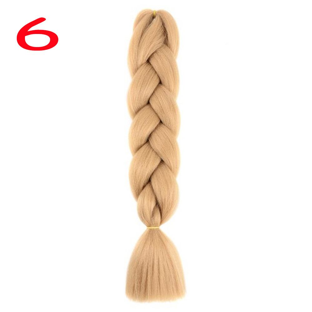 Jumbo Braiding Hair Synthetic Ombre Kanekalon Braids 24” Crochet Extensions