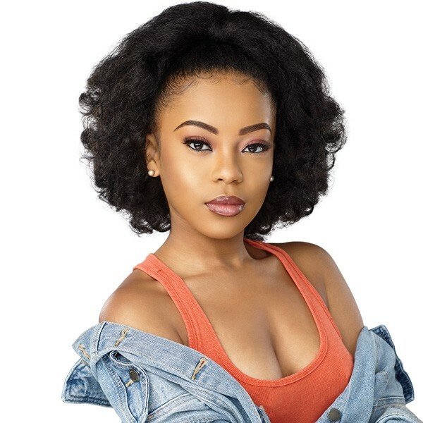 SENSATIONNEL CURLS KINKS&CO SYNTHETIC INSTANT DRAWSTRING PONYTAIL – RAIN MAKER