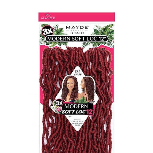 Crochet Hair – 3X MODERN SOFT LOC 12″