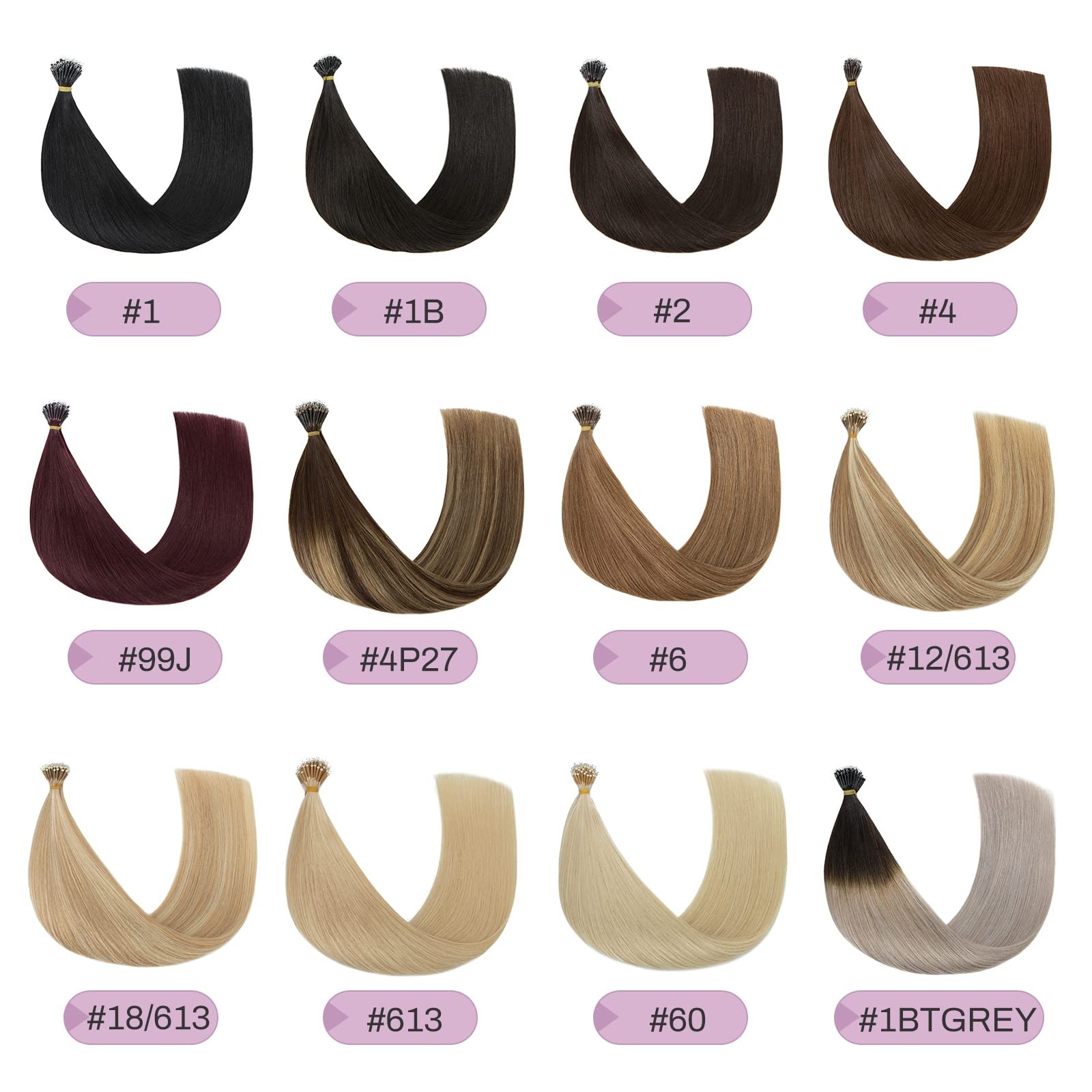 My-Lady Nano Bead Hair Extensions Human Hair Invisible Nano Ring Hair