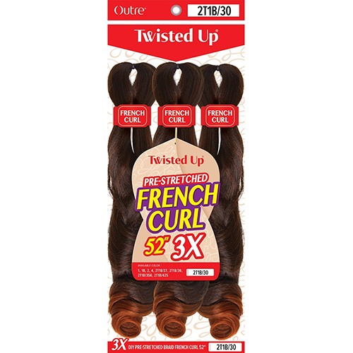 Twisted Up_Diy Pre-stretched Braid_French Curl 52″_3X