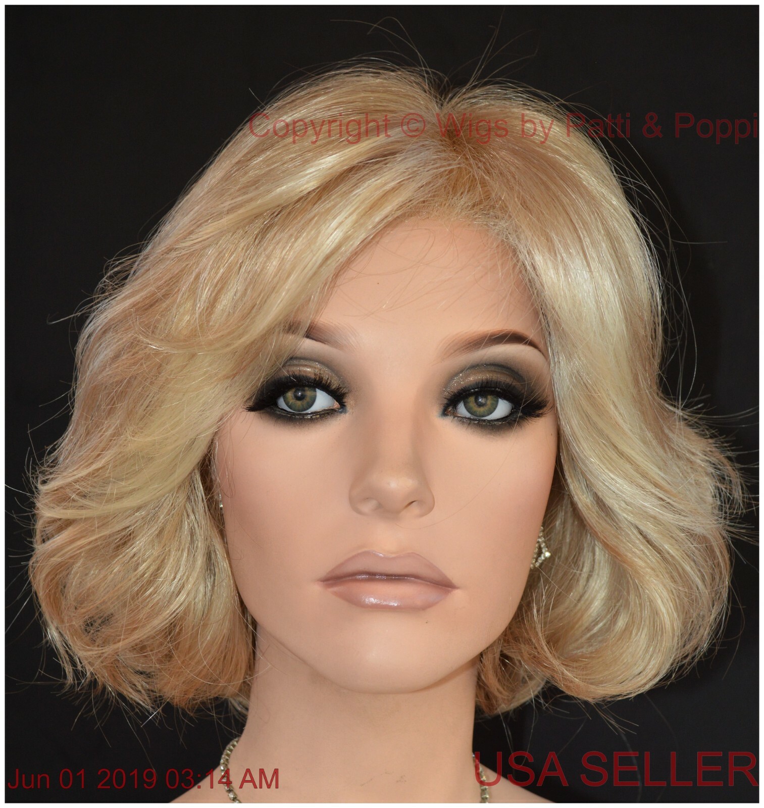 Modern Motif Gabor Wigs GL14-22SS Sandy Blond Lace Front monopart Beachy Waves