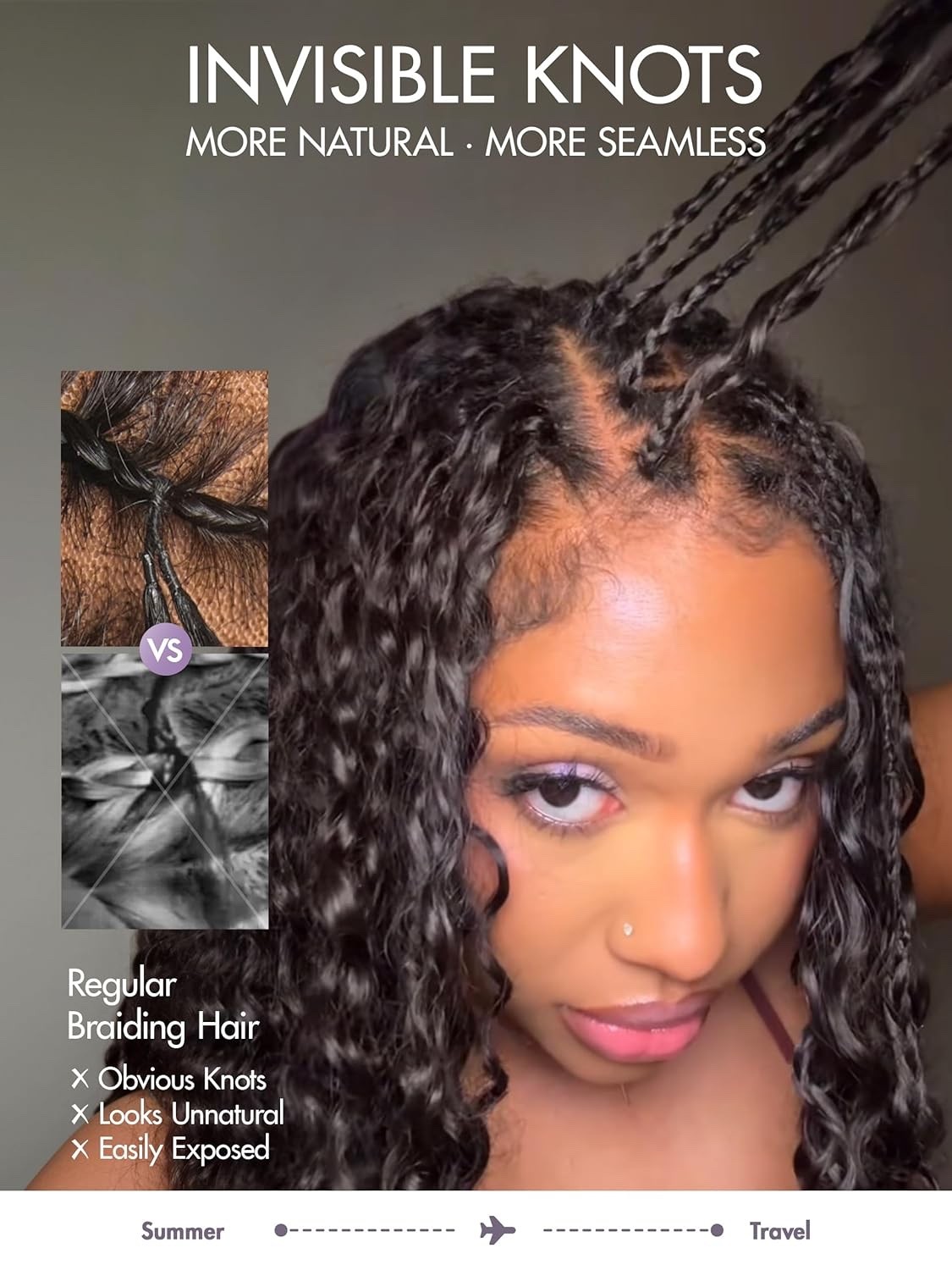 LUVME Deep Wave Crochet Hair for Black Women, 16 Inch 130g About 100 Strands, Pr