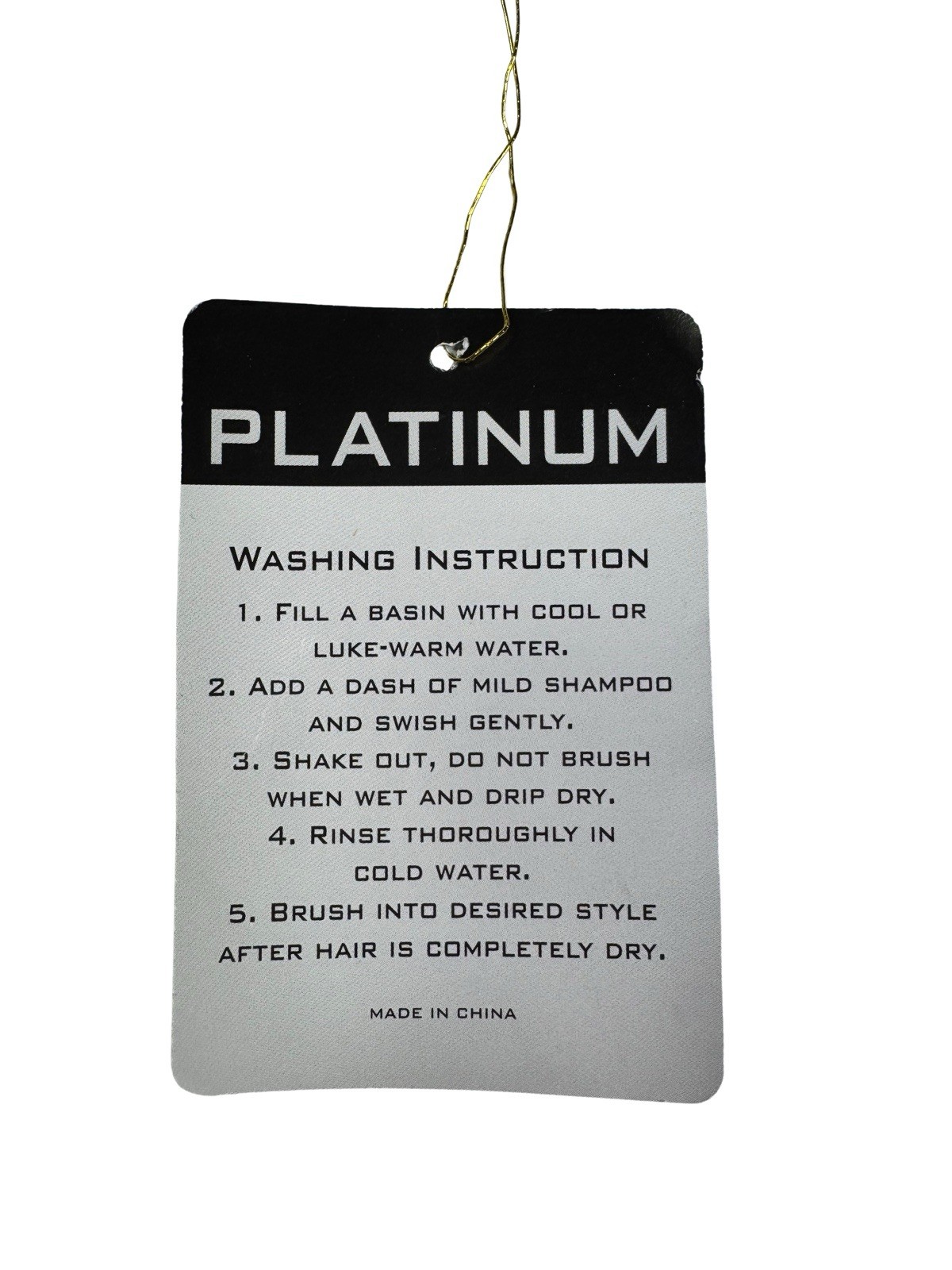 Biba 17” Platinum Draw String Pony Tail Hair Extensions – Time-1 D/S F30/144