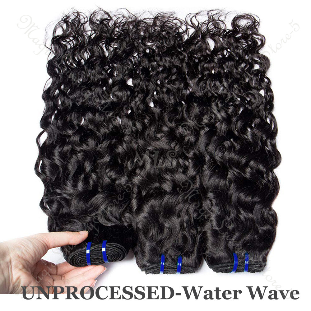 8A Brazilian Virgin Human Hair Straight/Body/Deep/Curly Wave Extensions 3Bundles