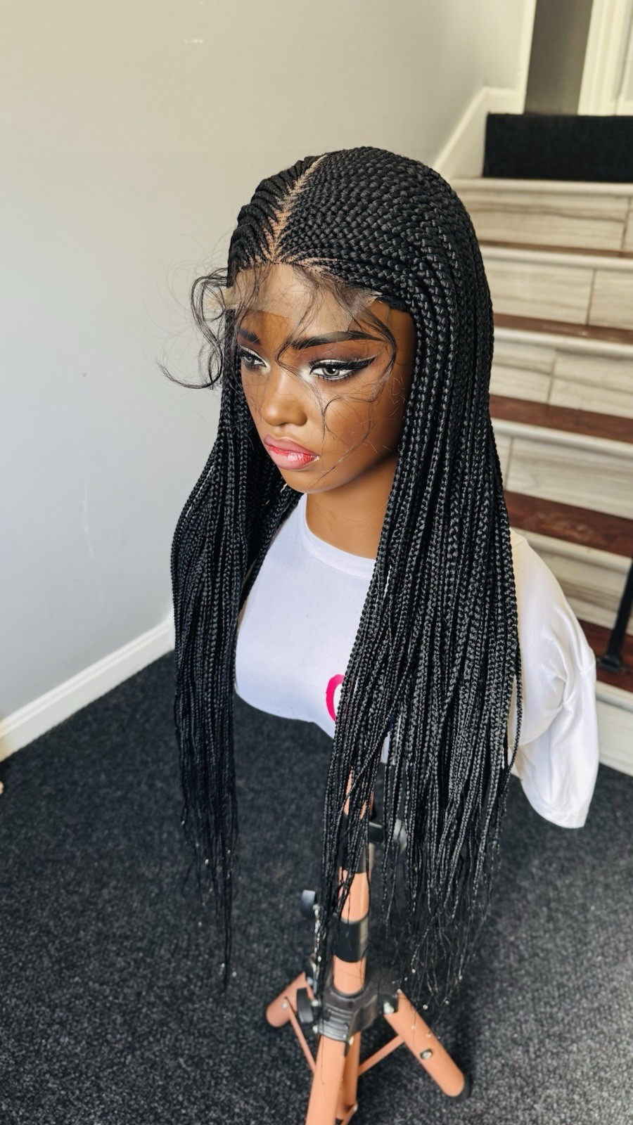braided wig closure Easy Wear Ready To Ship