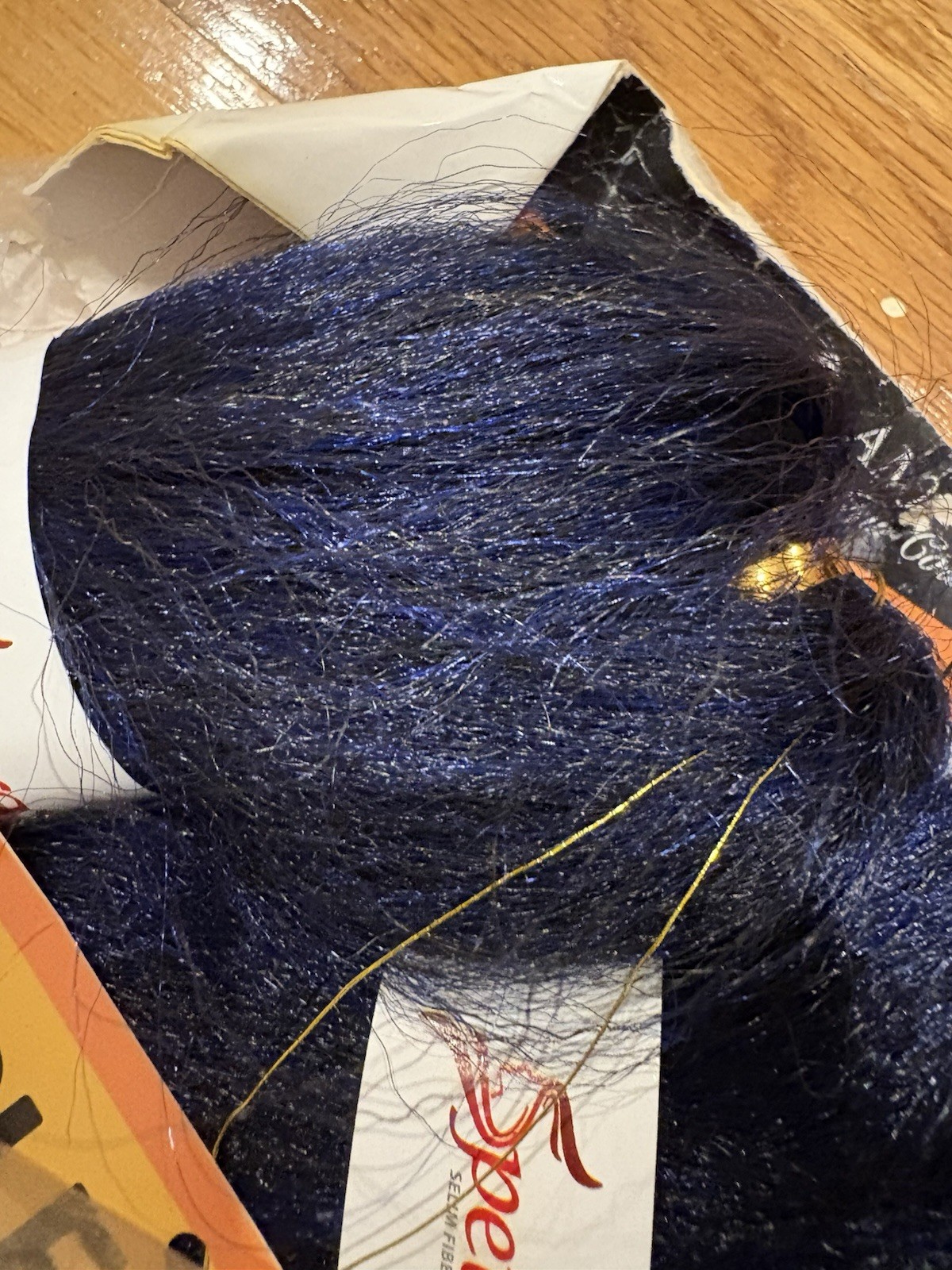 Spectra Braid 25″ Blue Black Synthetic Hair Extension Itch Free Antibacterial