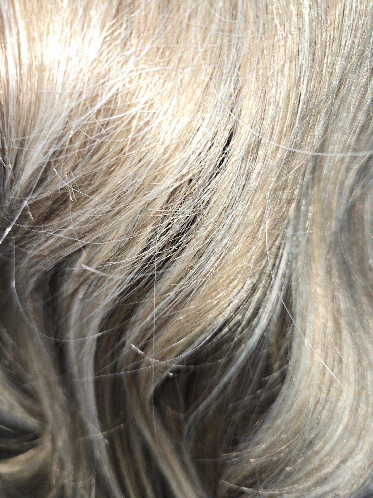 HD Lace Front Wig Human Hair Blend Highlights Straight Honey BROWN Blonde