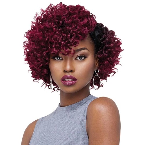 Human hair blend – Purple Pack 3Pcs – Salon Set – Rod Set
