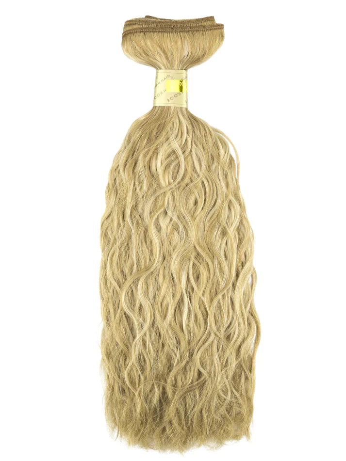 Bohyme French Refined Machine-Tied Weft Human Hair 18″ Color D18/BL22