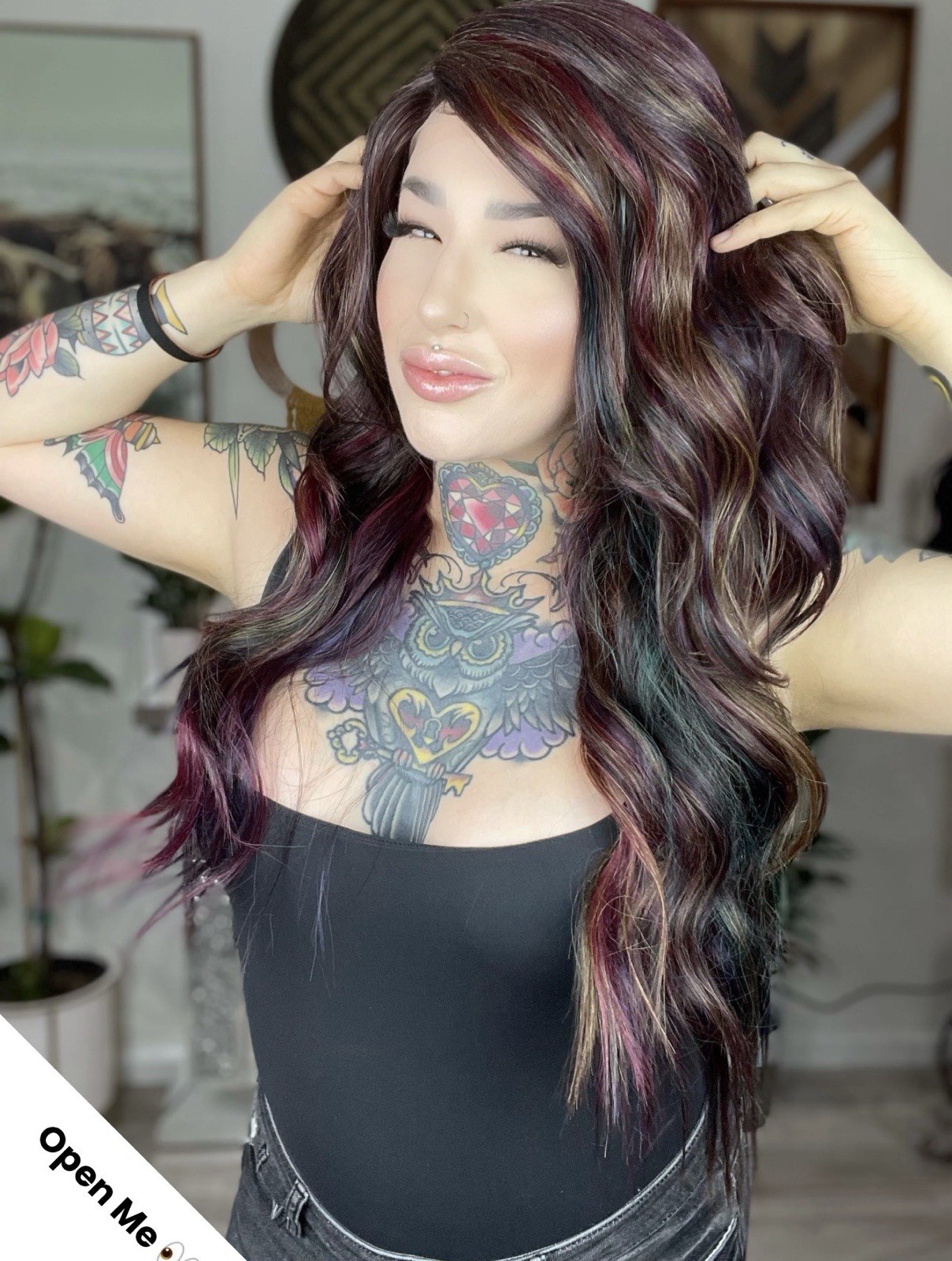 Luxury Lace Front Rebel Gypsy Wig Heat Safe Synthetic Hair for Women Daily Wear