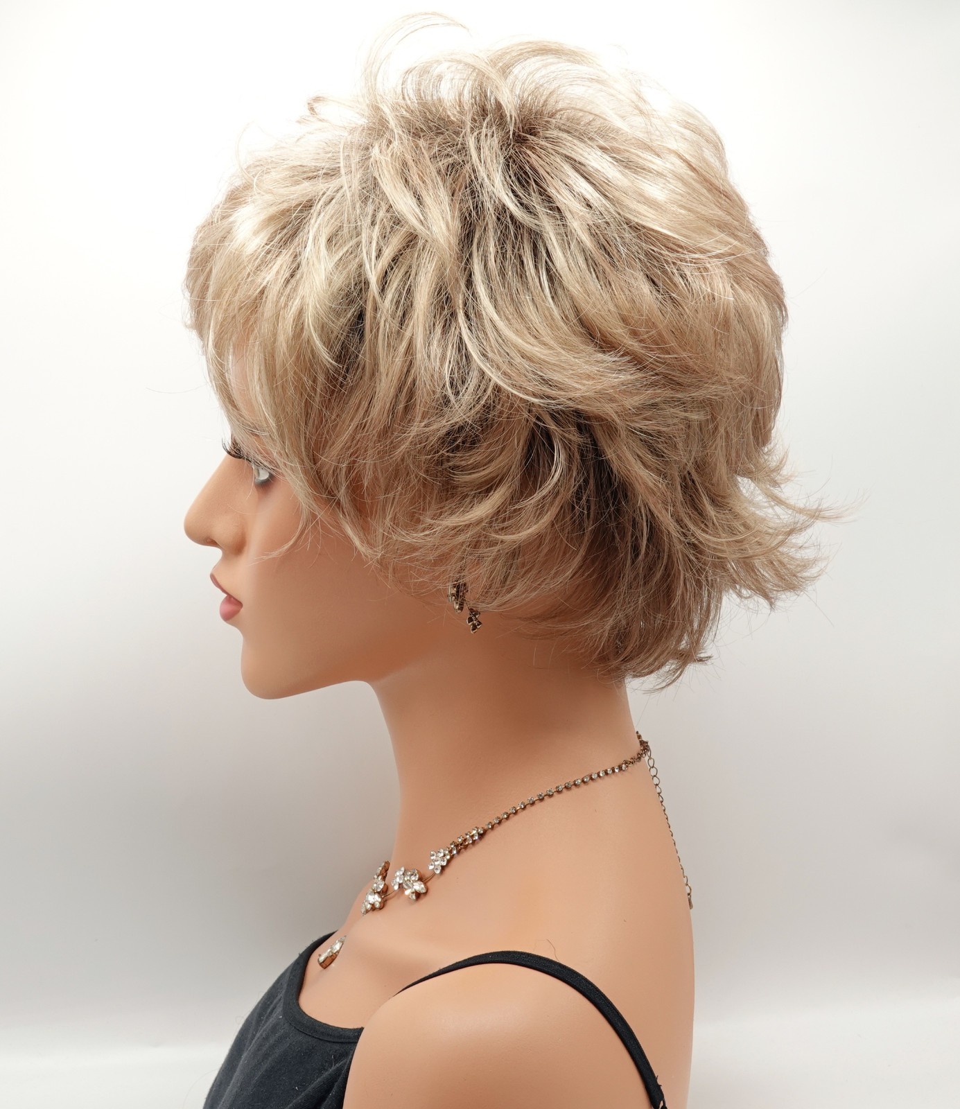 ALYSSA Wig by ENVY, Sparkling Champagne, *CLEARANCE!* Open Cap, Best-Seller