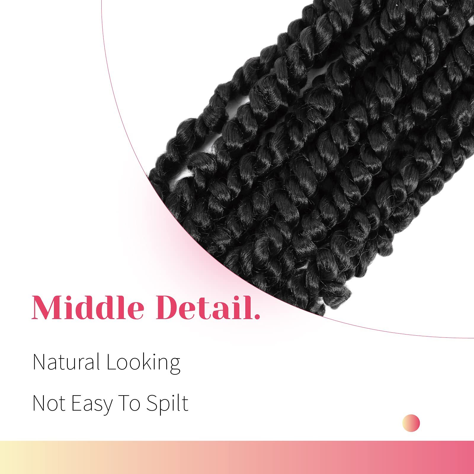 The Crochet Passion Twist Hair Pretwisted 12 Inch Short Pre-looped Passion Tw…