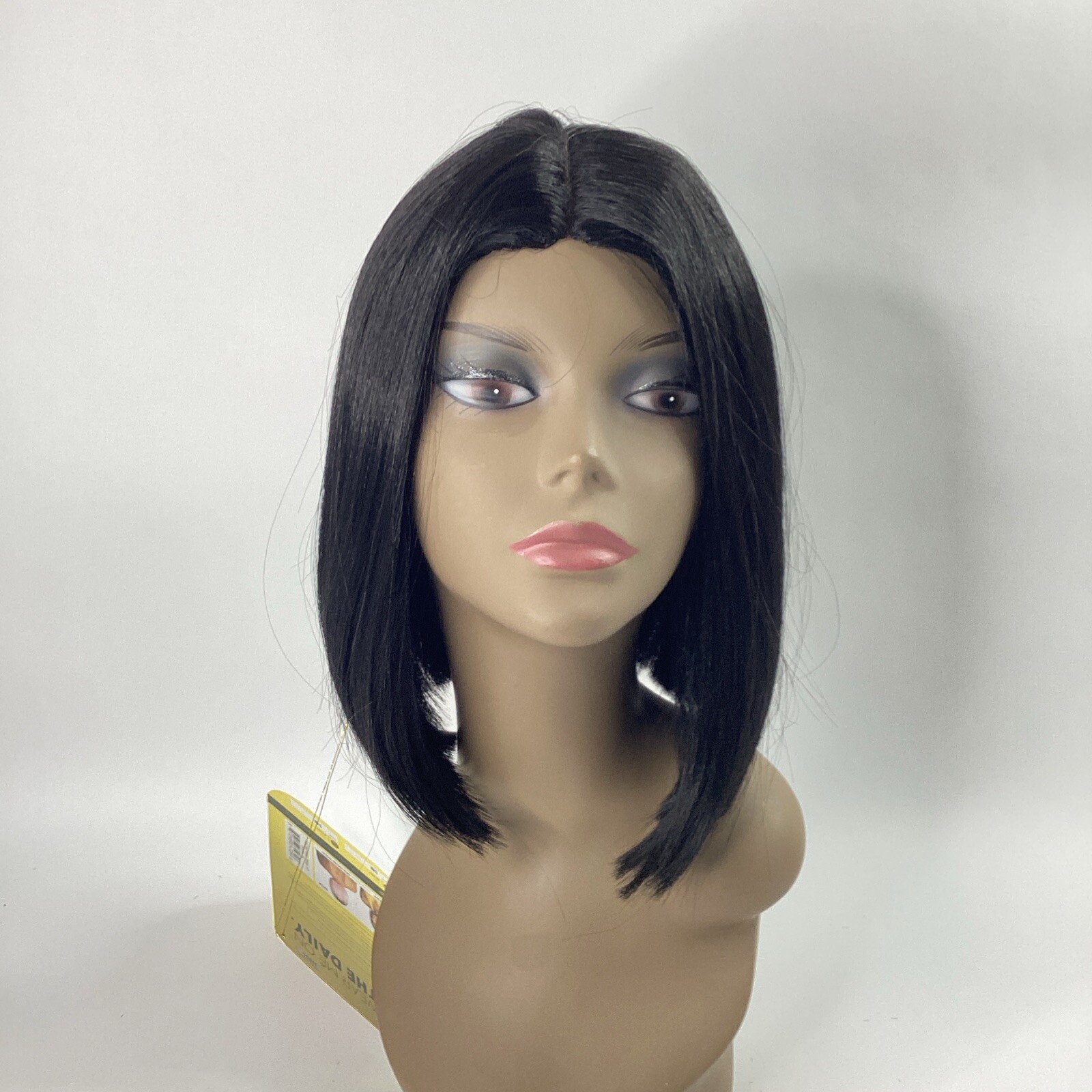 Ryan Short Straight #1B Off Black Premium Synthetic Lace Part Wig