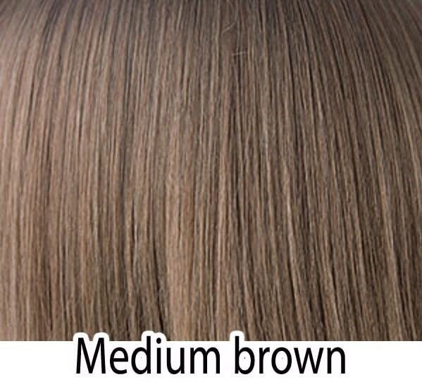 Noriko Angelica Synthetic Wig by Rene of Paris + Wig Lift Comb- Medium Brown