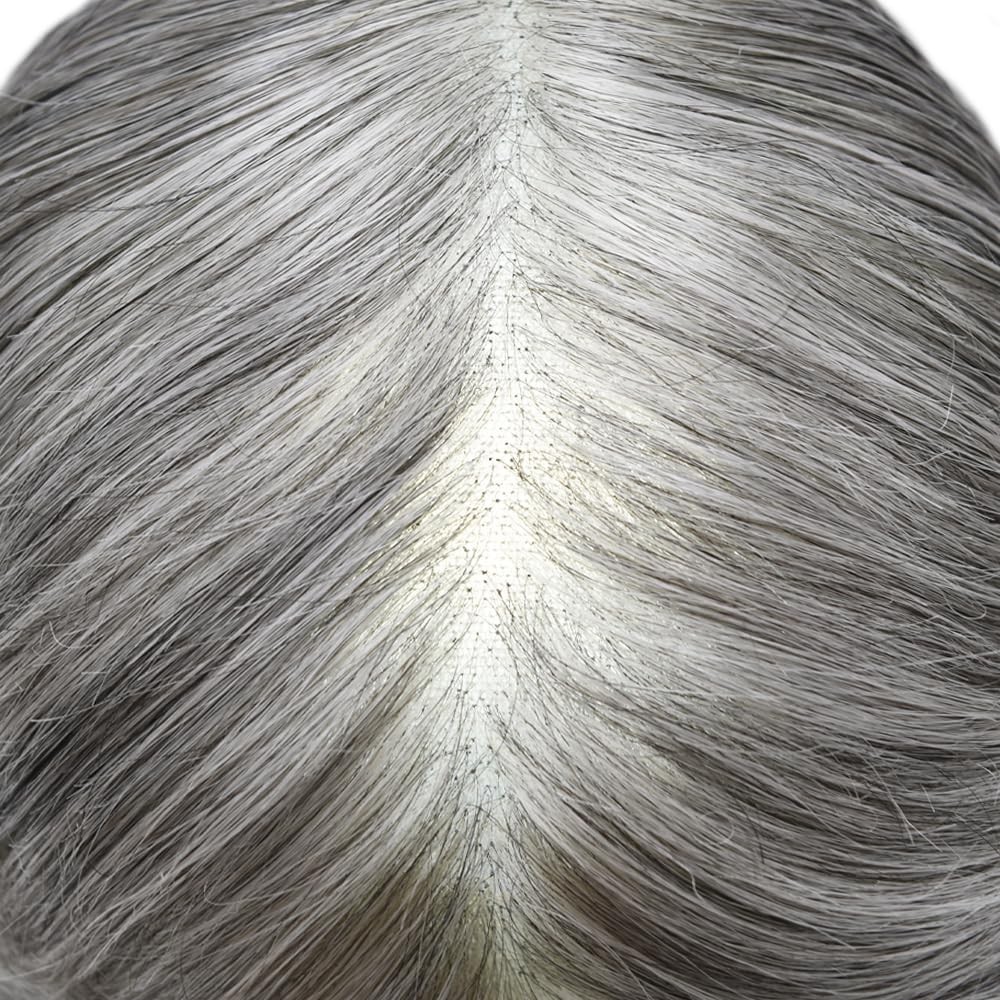 Hair System For Men Swiss Lace Hairpiece Poly Pu Skin Around Mens Toupee US