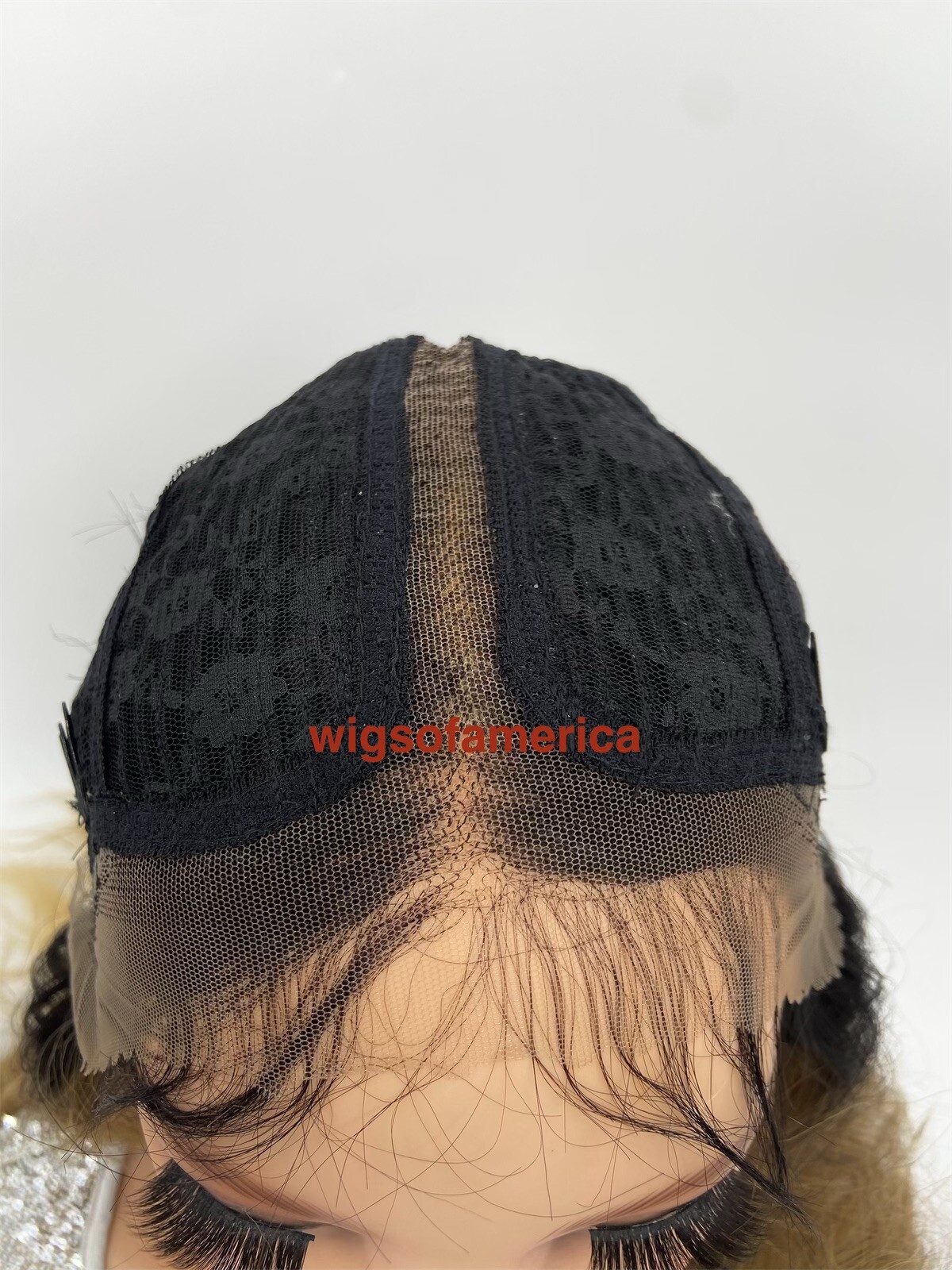 Honey Golden Blonde Wig Ombré Wavy Lace Front Middle Part Brown 30 Long Heat Ok