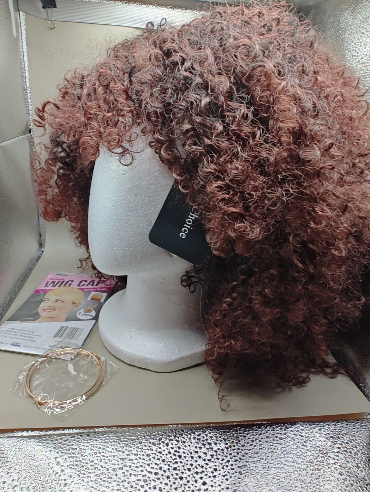Red Brown AFro Wig by Queen’s Choice, NEW