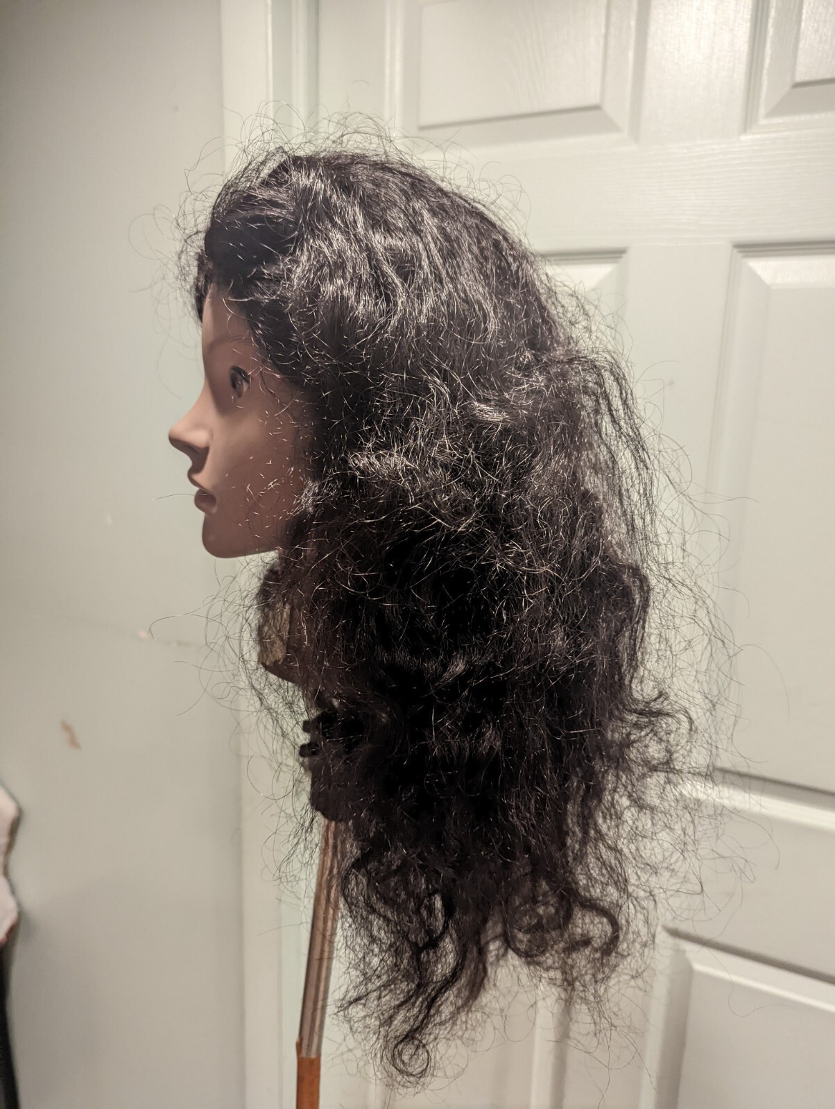 High Quality regular Top 22 to 24″ curly wavy 100% Virgin Human Hair Lace Wig