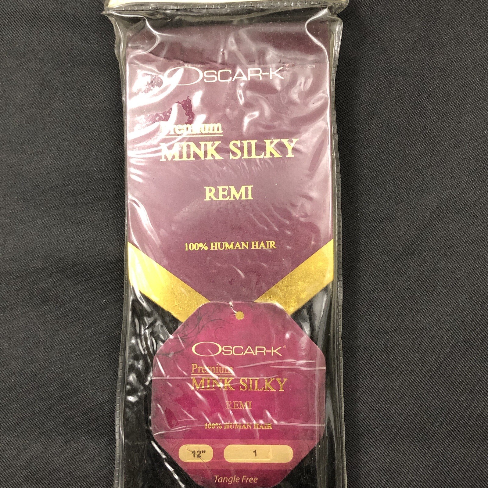Oscar-K 100% Human Hair Remi Premium Mink Silky 12” Color 1