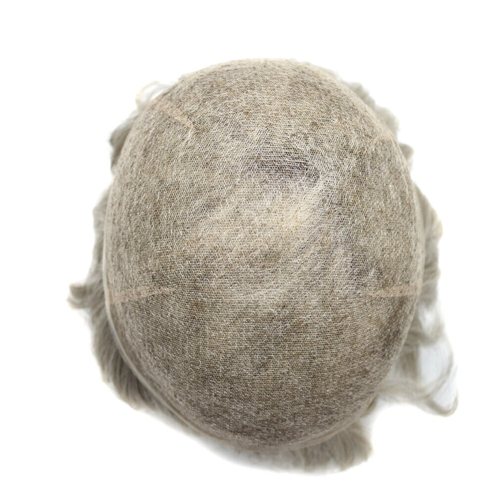 Ultra Soft Full Swiss Lace Men Toupee Natural Human Hair piece Wig for Men